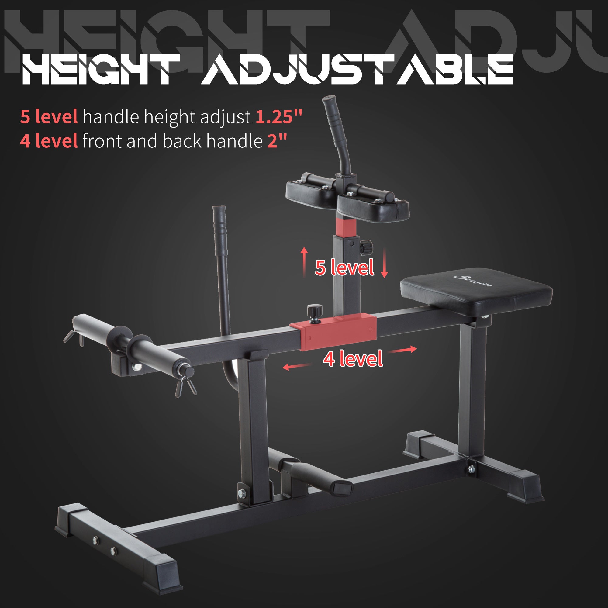 Seated Calf Raise Machine Adjustable Leg Press – Home Gym Strength Trainer