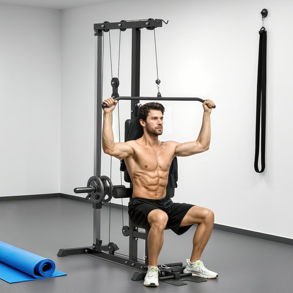 Plate Loaded Lat Pulldown & Low Row Machine