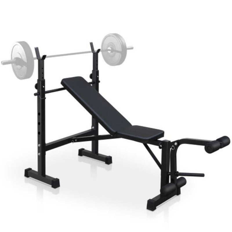 Adjustable Olympic Weight Bench with Squat Rack