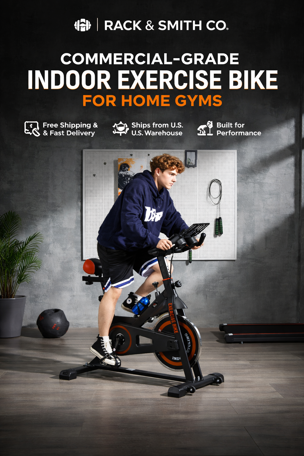 Commercial Grade Indoor Exercise Bike for Home Gyms