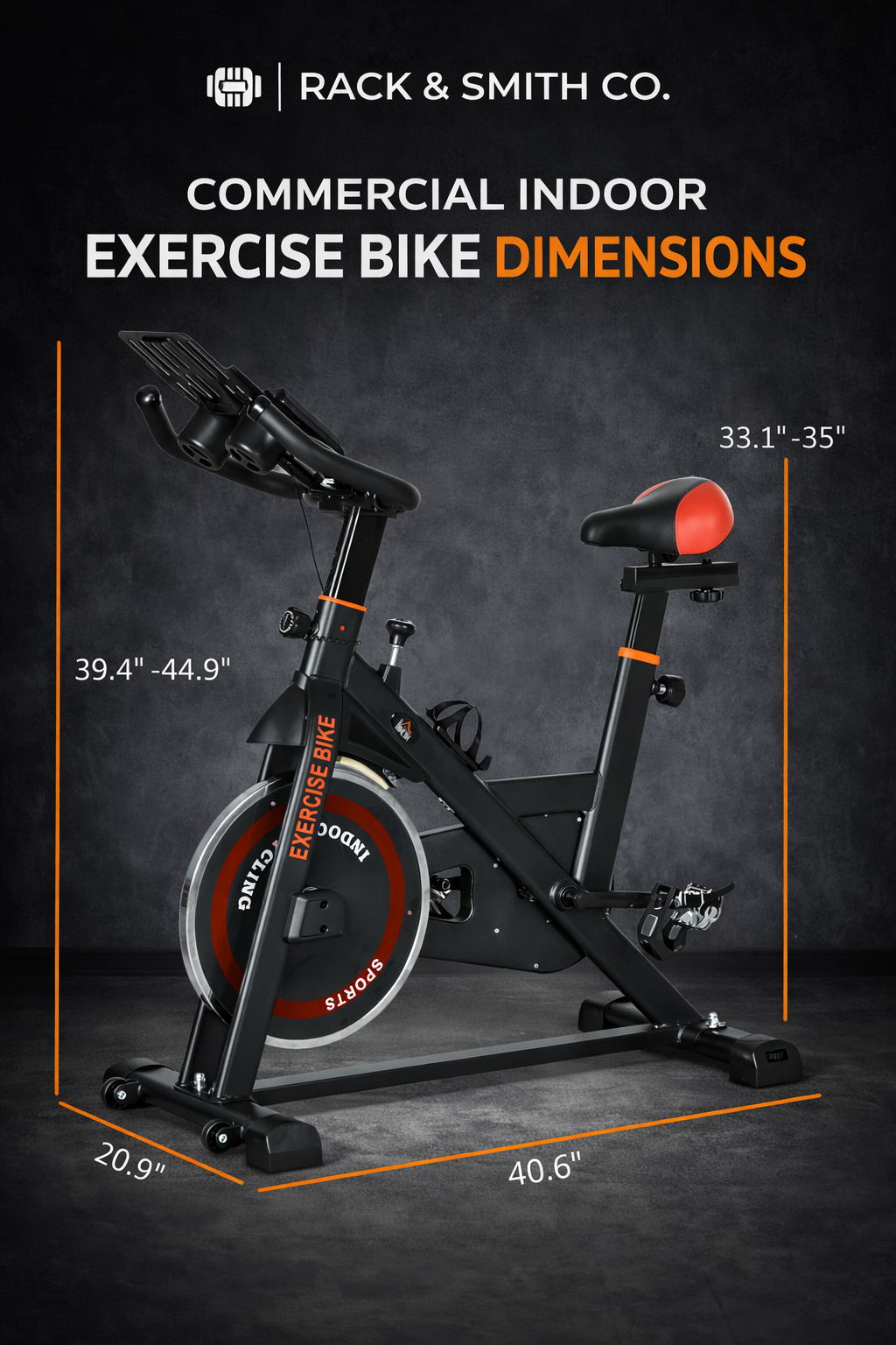 Commercial Grade Indoor Exercise Bike for Home Gyms