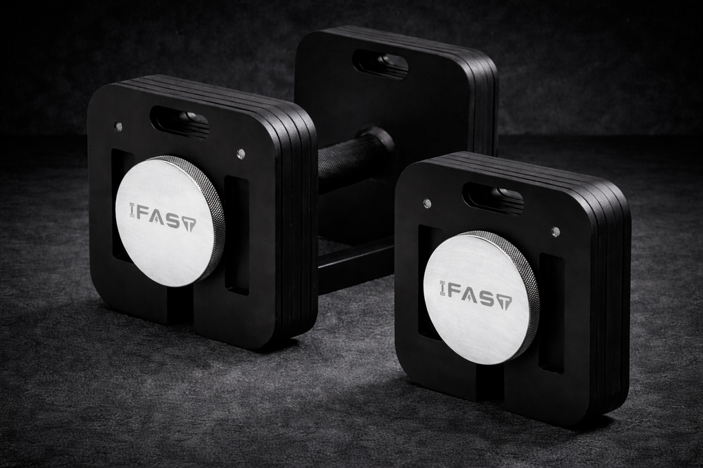 Adjustable Dumbbell Set – 9 in 1 Quick-Lock (100 lb.)