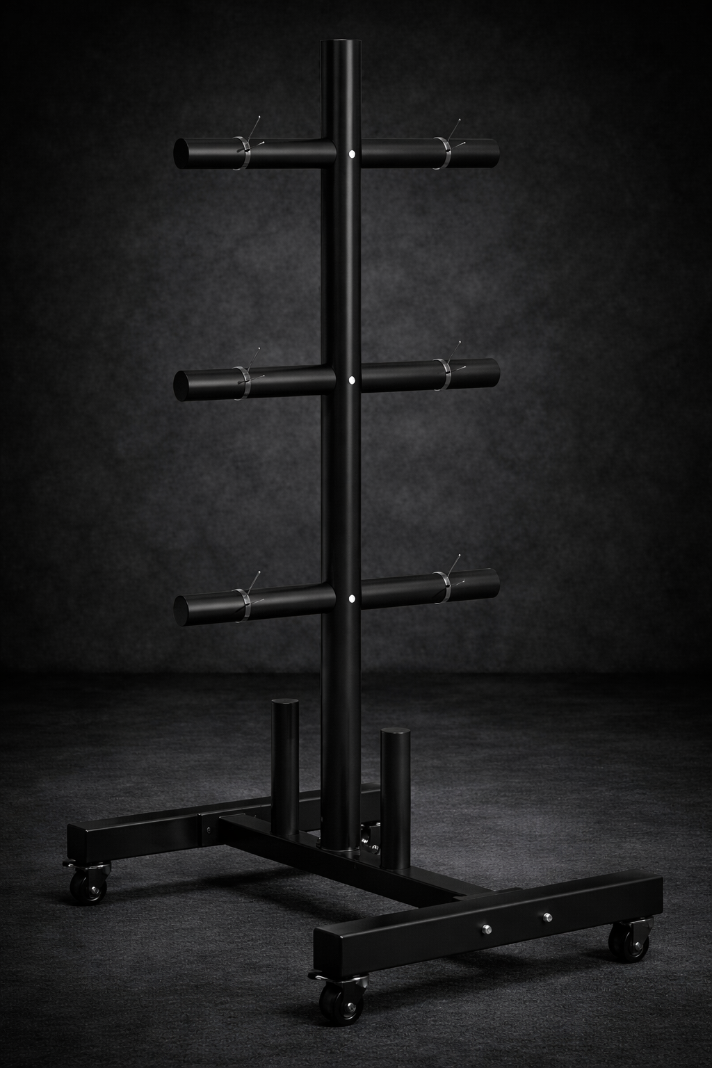 Heavy Duty Olympic Weight Plate Rack with Wheels