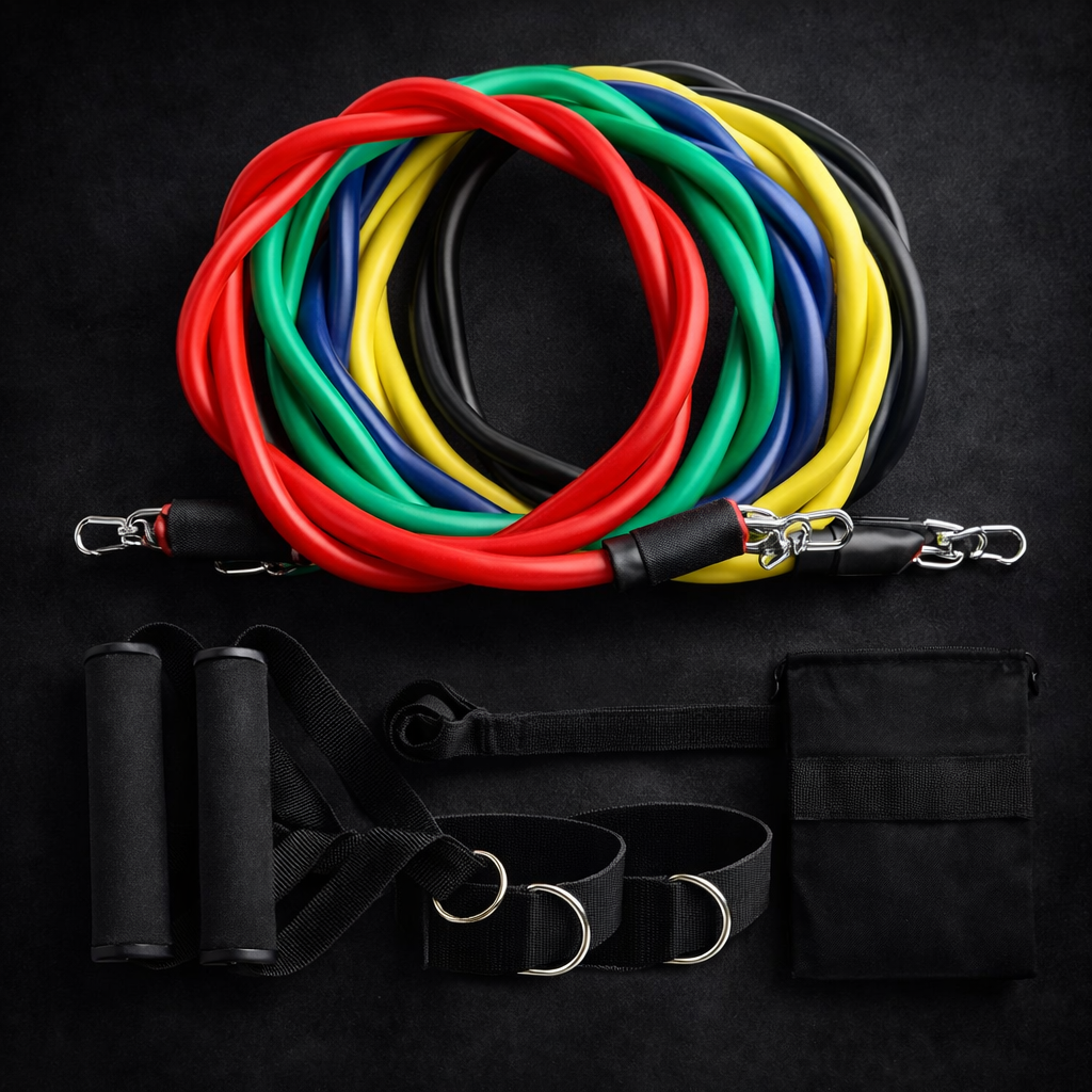 Heavy Duty Elastic Rope Resistance Band Set