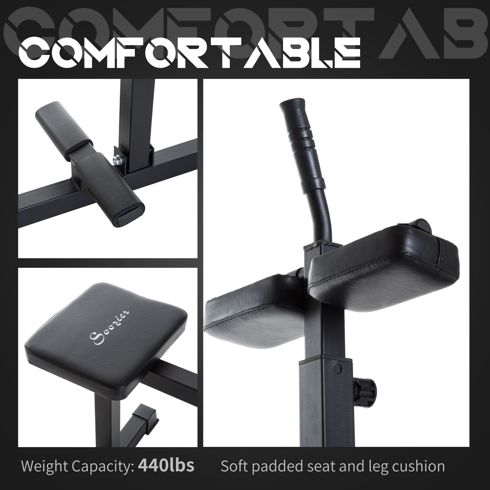 Seated Calf Raise Machine Adjustable Leg Press – Home Gym Strength Trainer