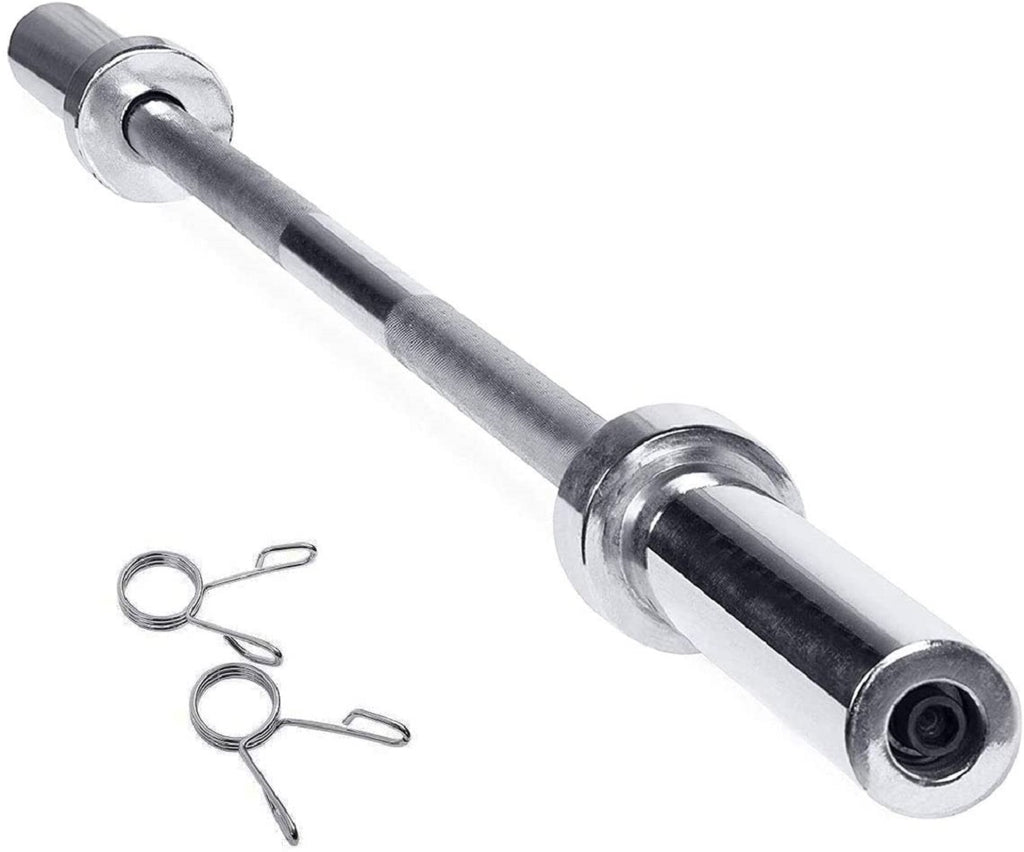 4 ft Olympic Barbell – 2 Inch Sleeves | Chrome Finish